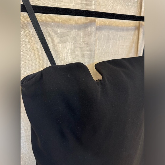 Tibi Squiggly Strapless Mini Dress in Black Size 6 - Picture 14 of 16